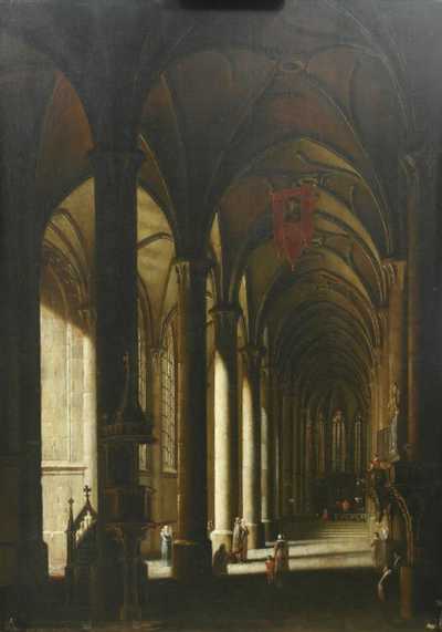  / Interiér gotického chrámu / Ludvík Kohl