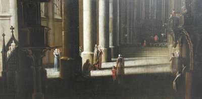 / Interiér gotického chrámu / Ludvík Kohl