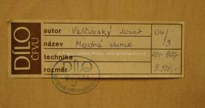  / Modré slunce / Josef Velčovský