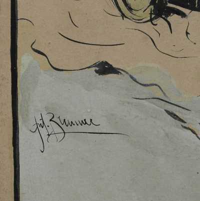  / Návrh reklamního plakátu / Antonín Brunner