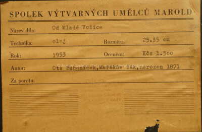  / Od Mladé Vožice / Ota Bubeníček