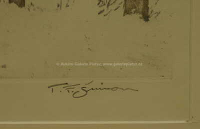  / Cesta v zimě / František Tavík Šimon