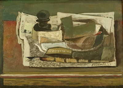  / Zátiší s kalamářem / Alois Fišárek