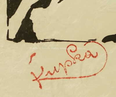  / Bílé rytmy na černé / František Kupka