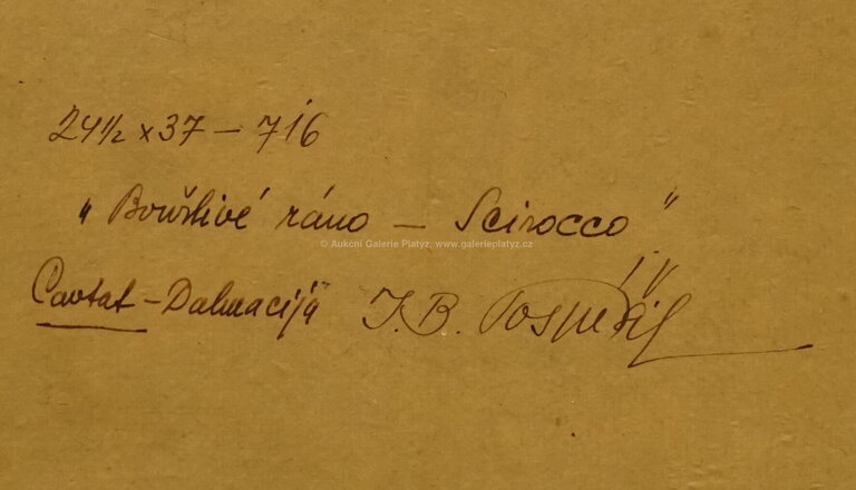  / Bouřlivé ráno - Scirocco / Jan Bohumil Pospíšil