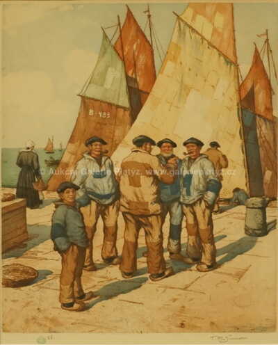  / Bretanští rybáři / František Tavík Šimon