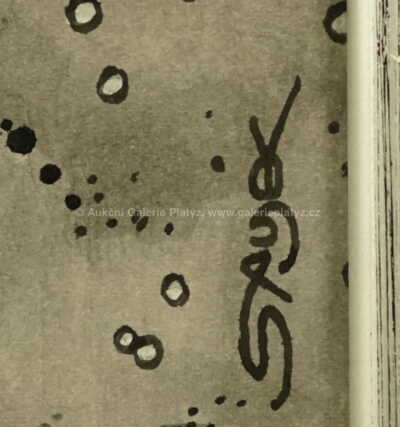  / Klečící dívka / Kája Saudek