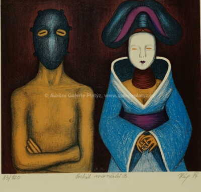  / Portrét manželů B / Jaroslav Róna