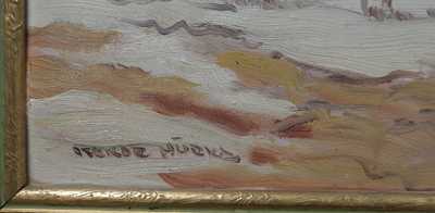  / Vesnička v předjaří / Otakar Hůrka