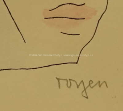  / Dívka s růžovými květy / Marie Čermínová - Toyen