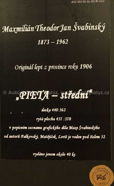  / Pieta - střední / Max Švabinský