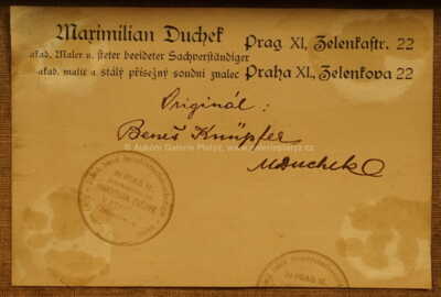  / Moře / Beneš (Benedikt Julius) Knüpfer