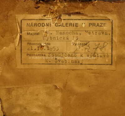  / Žena s draperií / Max Švabinský