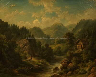  / Horská krajina / Wilhelm Erhardt