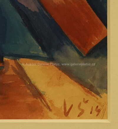  / Akt stojící ženy / Václav Špála