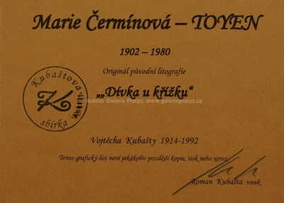  / Dívka u křížku / Marie Čermínová - Toyen