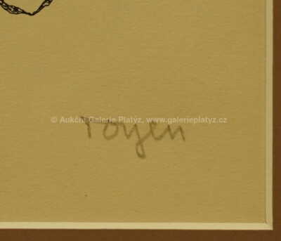  / Dívka s květy violky / Marie Čermínová - Toyen