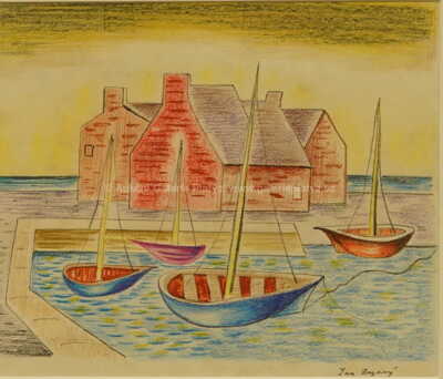  / Bárky v přístavu / Jan  Zrzavý