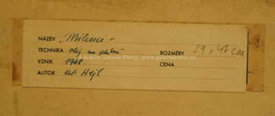  / Milenci / Alois Hejl