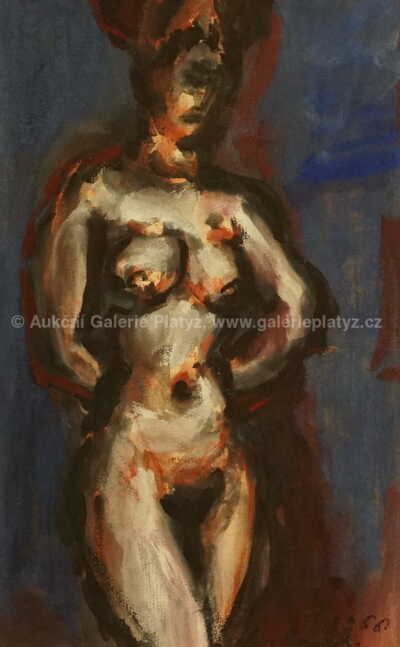  / Stojící akt / Jan  Bauch