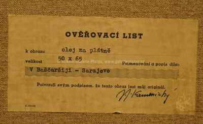  / Ze Sarajeva / Josef Jiří Kamenický