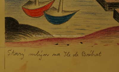  / Starý mlýn na Ile de Bréhat / Jan  Zrzavý