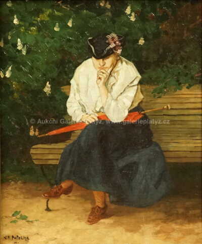  / Dáma s paraplíčkem / Vojtěch Hynek Popelka