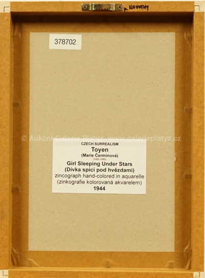  / Dívka spící pod hvězdami / Marie Čermínová - Toyen