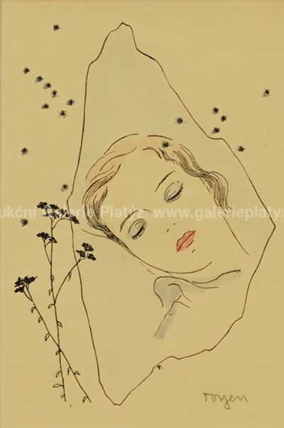  / Dívka spící pod hvězdami / Marie Čermínová - Toyen