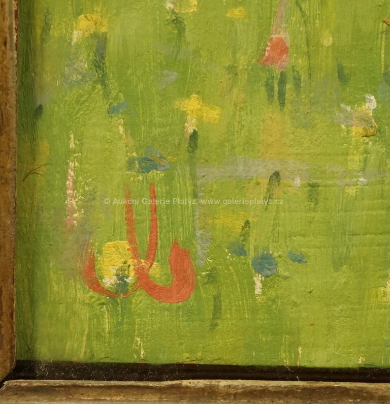  / Děvče na louce / Joža Uprka