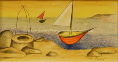  / Lodě a studna / Jan  Zrzavý