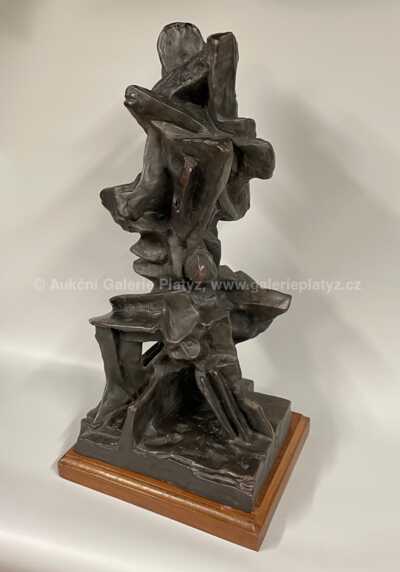  / Objímající se postavy / Otto Gutfreund