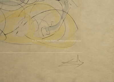  / Eliáš (Helios) ve svém ohnivém kočáře / Salvador Dalí