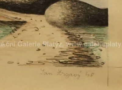  / Maják na Ile de Bréhat / Jan  Zrzavý