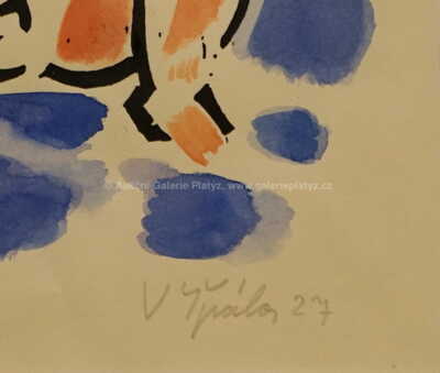  / Sedící děvče / Václav Špála