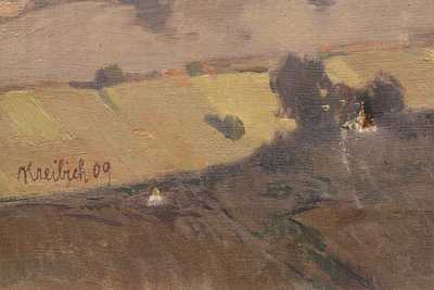  / Pohled na krajinu s řekou / Vilém  Kreibich