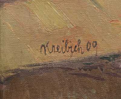  / Pohled na krajinu s řekou / Vilém  Kreibich