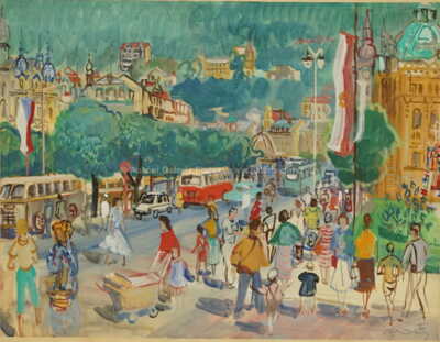  / Karlovy Vary - od divadla / Jaromír Jindra