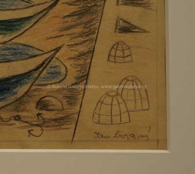  / Loďky u mola / Jan  Zrzavý