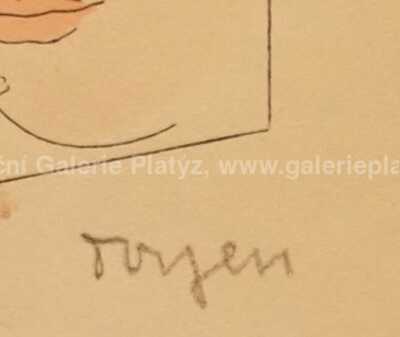  / Dívka s houslemi / Marie Čermínová - Toyen