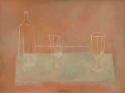  / Zátiší s poháry / Vladimír Komárek