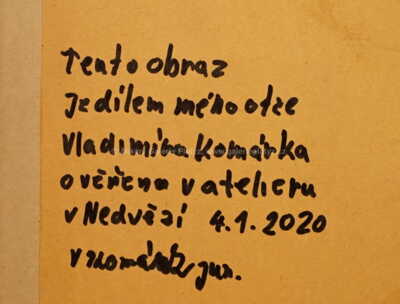  / Zátiší s poháry / Vladimír Komárek