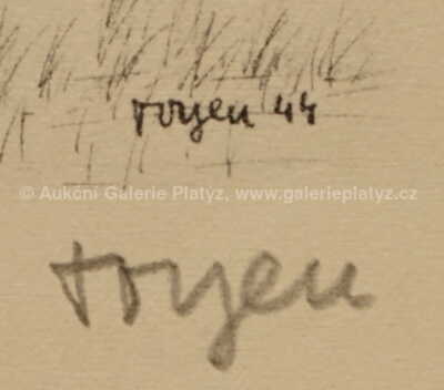  / Z cyklu Schovej se, válko! I. / Marie Čermínová - Toyen