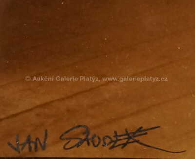  / White Angel in my studio / Jan Saudek