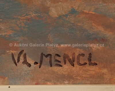  / Zimní večer na Lužnici / Vladimír Mencl