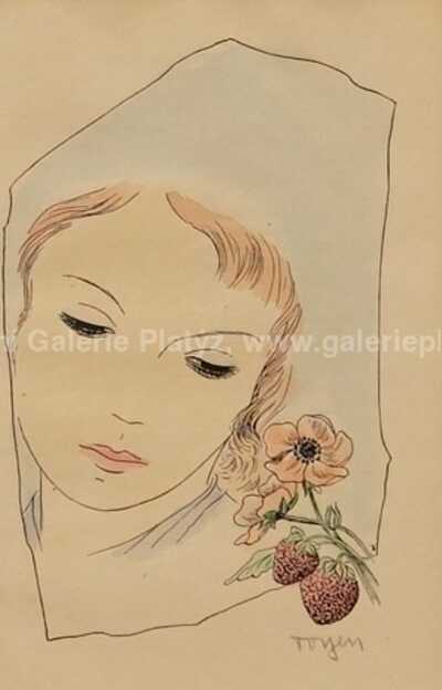  / Dívka s jahodou / Marie Čermínová - Toyen