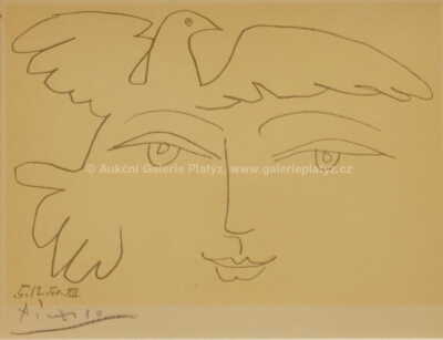  / Le Visage de la Paix XII / Pablo Picasso