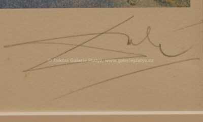  / Sen vyvolaný letem včely kolem granátového jablka těsně před probuzením / Salvador Dalí