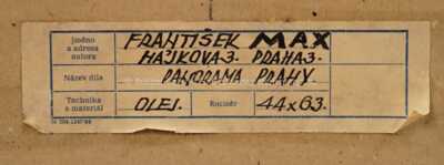  / Panorama Prahy / František  Max