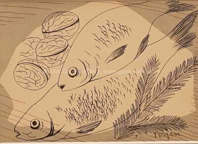  / Vánoční kapři / Marie Čermínová - Toyen